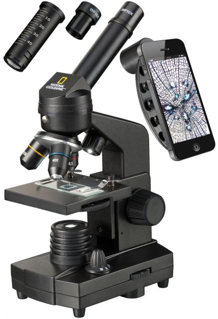 NATIONAL GEOGRAPHIC 40x-1280x Microscope with Smartphone holder 