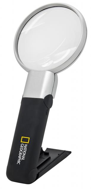 NATIONAL GEOGRAPHIC 2 in 1 LED Tabletop / Handheld Magnifier 2x / 4x 