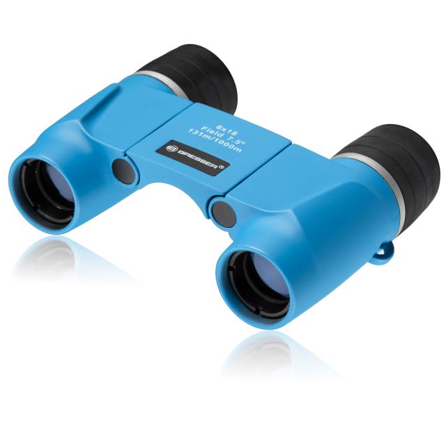 BRESSER JUNIOR Children's Binoculars 6x18 blue 